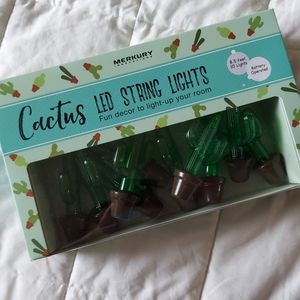 Cactus LED String Lights 8.5 Feet